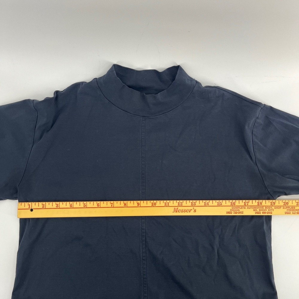 Everlane Luxe Cotton Mockneck Tee Black 100% Cotton Women Size M - Picture 5 of 6